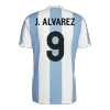 J.ALVAREZ #9 Argentina Soccer Jersey 2024- 50th Anniversary - Soccerdeal