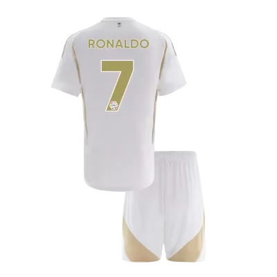 Kid's RONALDO #7 Al Nassr Third Away Soccer Jersey Kit(Jersey+Shorts) 2024/25 - Soccerdeal