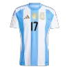 GARNACHO #17 Argentina Home Soccer Jersey 2024 - Soccerdeal