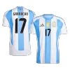 GARNACHO #17 Argentina Home Soccer Jersey 2024 - Soccerdeal