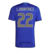 L.MARTÍNEZ #22 Argentina Away Soccer Jersey 2024 - Soccerdeal