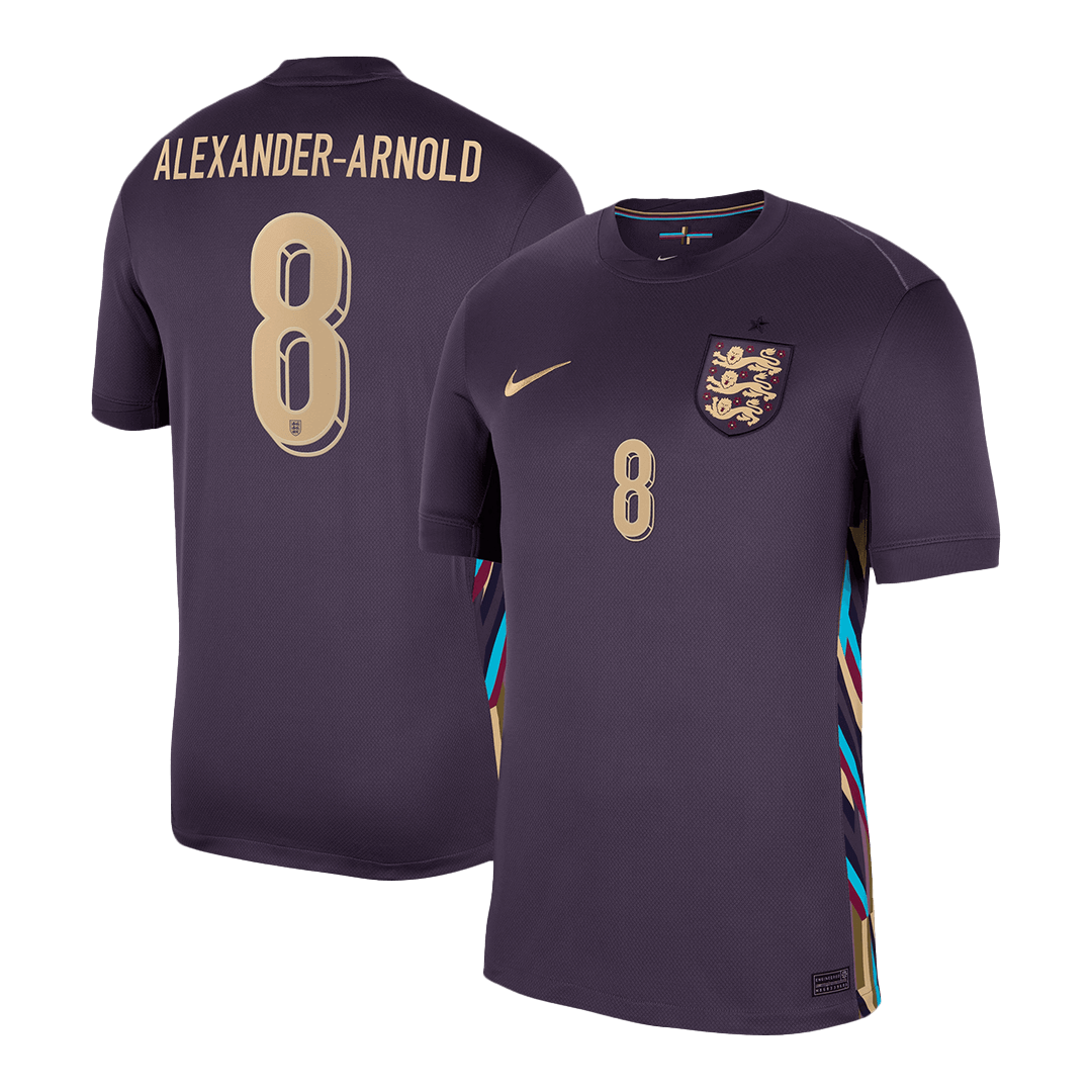 ALEXANDER-ARNOLD #8 England Away Soccer Jersey Euro - Soccerdeal