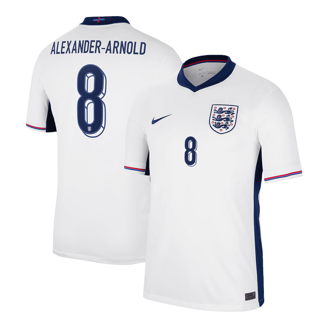 ALEXANDER-ARNOLD #8 England Home Soccer Jersey Euro - Soccerdeal
