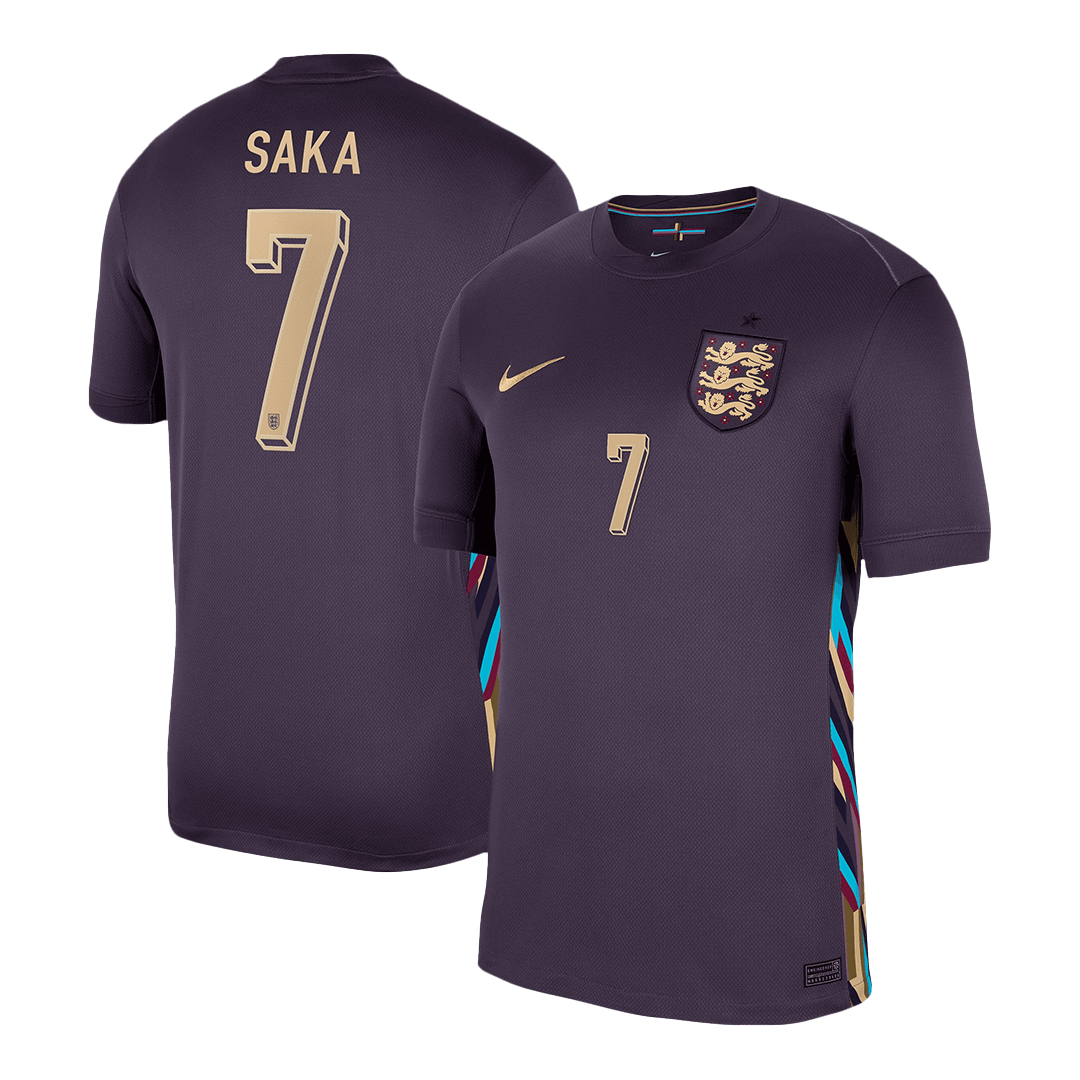 SAKA #7 England Away Soccer Jersey Euro - Soccerdeal