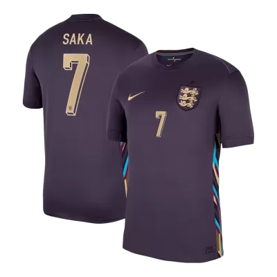 SAKA #7 England Away Soccer Jersey Euro 2024 - Soccerdeal