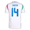 Authentic CHIESA #14 Italy Away Soccer Jersey Euro 2024 - Soccerdeal