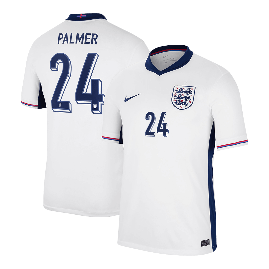 PALMER #24 England Home Soccer Jersey Euro - Soccerdeal