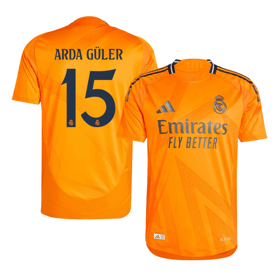 ARDA GÜLER #15 Real Madrid Away Soccer Jersey Player Version - Soccerdeal