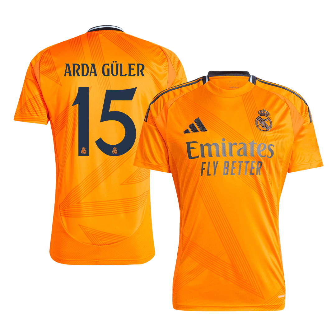 ARDA GÜLER #15 Real Madrid Away Soccer Jersey - Soccerdeal