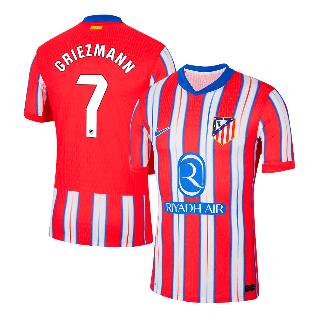 GRIEZMANN #7 Atletico Madrid Home Soccer Jersey Player Version - Soccerdeal