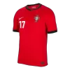 R.LEÃO #17 Portugal Home Soccer Jersey Euro 2024 - Soccerdeal