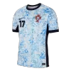 R.LEÃO #17 Portugal Away Soccer Jersey Euro 2024 - Soccerdeal