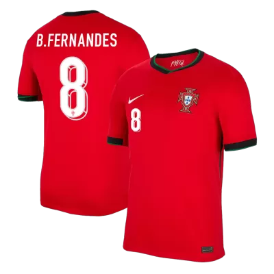 B.FERNANDES #8 Portugal Home Soccer Jersey Euro 2024 - Soccerdeal