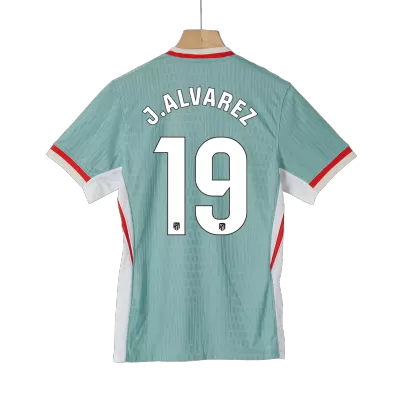 Authentic J.ALVAREZ #19 Atletico Madrid Away Soccer Jersey 2024/25 - Soccerdeal