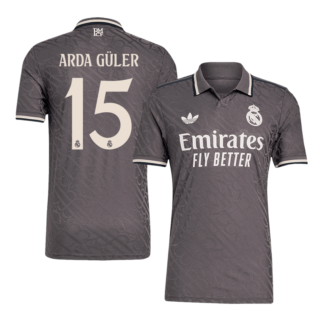 ARDA GÜLER #15 Real Madrid Third Away Soccer Jersey Player Version - Soccerdeal