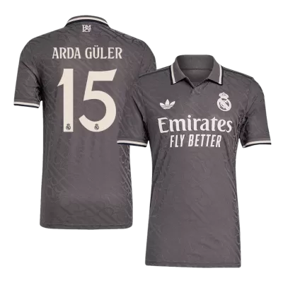 Authentic ARDA GÜLER #15 Real Madrid Third Away Soccer Jersey 2024/25 - Soccerdeal