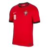 B.FERNANDES #8 Portugal Home Soccer Jersey Euro 2024 - Soccerdeal