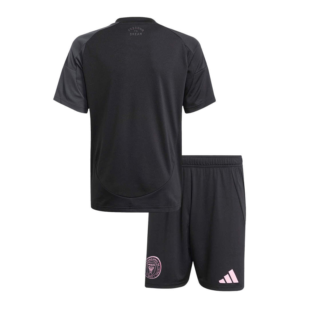 Kid's Inter Miami CF Away Soccer Jersey Kit(Jersey+Shorts) 2025 - Soccerdeal