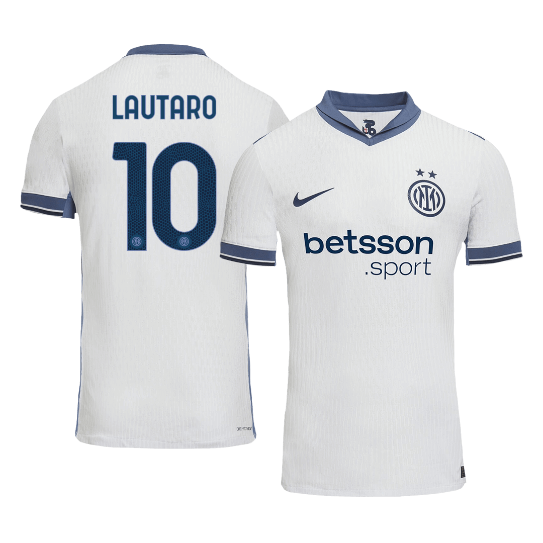 Authentic LAUTARO #10 Inter Milan Away Soccer Jersey - Soccerdeal