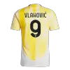 Authentic VLAHOVIĆ #9 Juventus Away Soccer Jersey 2024/25 - Save The Children Sponsor - Soccerdeal