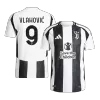 Authentic VLAHOVIĆ #9 Juventus Home Soccer Jersey 2024/25 - Save The Children Sponsor - Soccerdeal