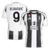 VLAHOVIĆ #9 Juventus Home Soccer Jersey 2024/25 - Save The Children Sponsor  - Soccerdeal