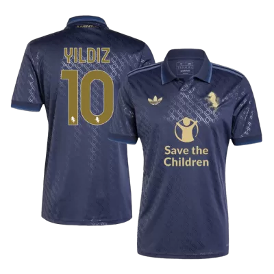 YILDIZ #10 Juventus Third Away Soccer Jersey 2024/25 - Save The Children Sponsor  - Soccerdeal