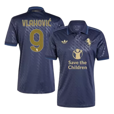 VLAHOVIĆ #9 Juventus Third Away Soccer Jersey 2024/25 - Save The Children Sponsor  - Soccerdeal