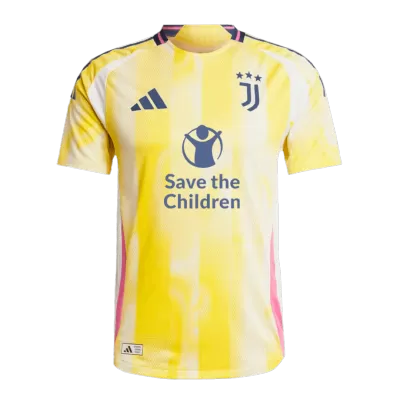 Authentic Juventus Away Soccer Jersey 2024/25 - Save The Children Sponsor - Soccerdeal