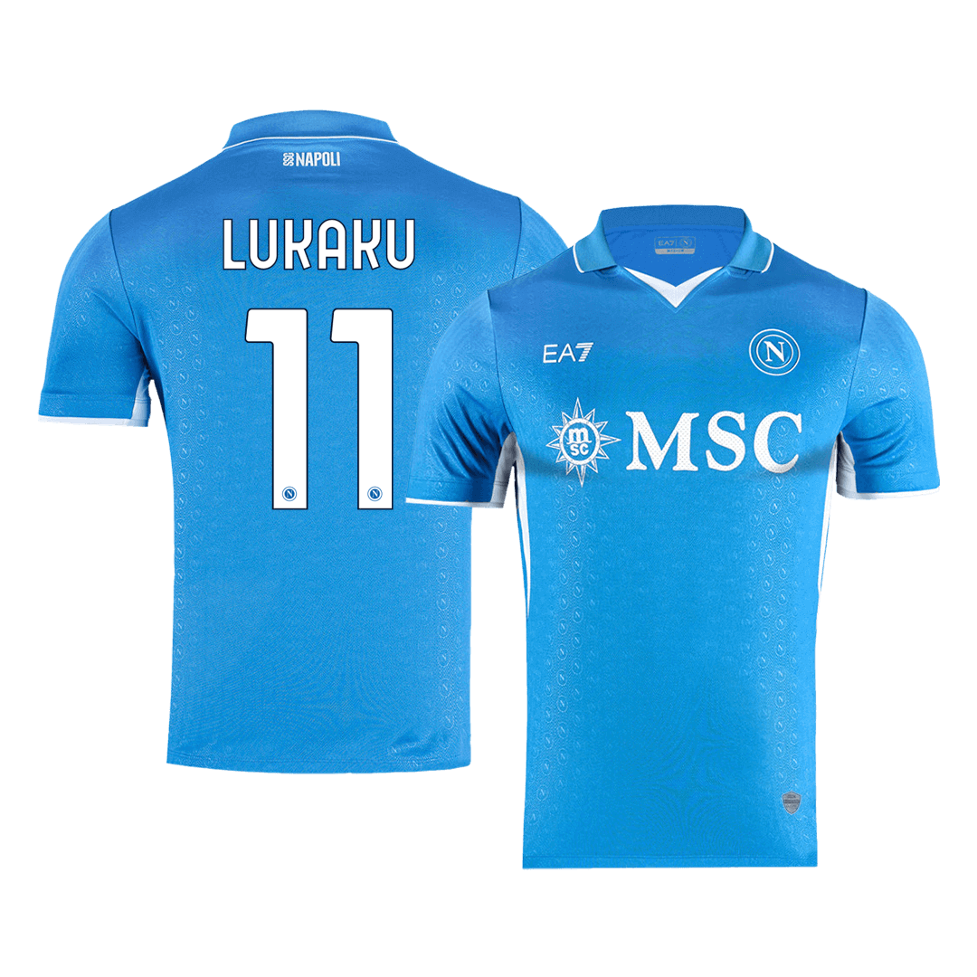 Authentic LUKAKU #11 Napoli Home Soccer Jersey - Soccerdeal