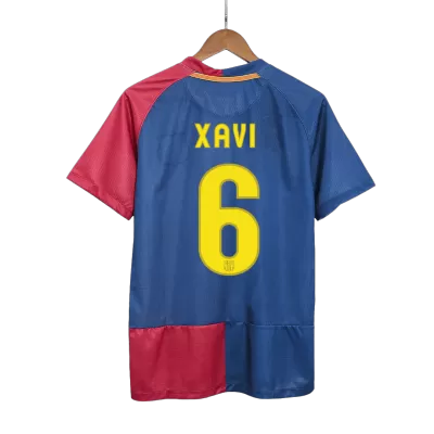 Retro XAVI #6 2008/09 Barcelona Home Soccer Jersey - Soccerdeal