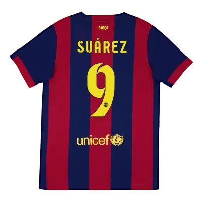 Retro SUÁREZ #9 2014/15 Barcelona Home Soccer Jersey - Soccerdeal