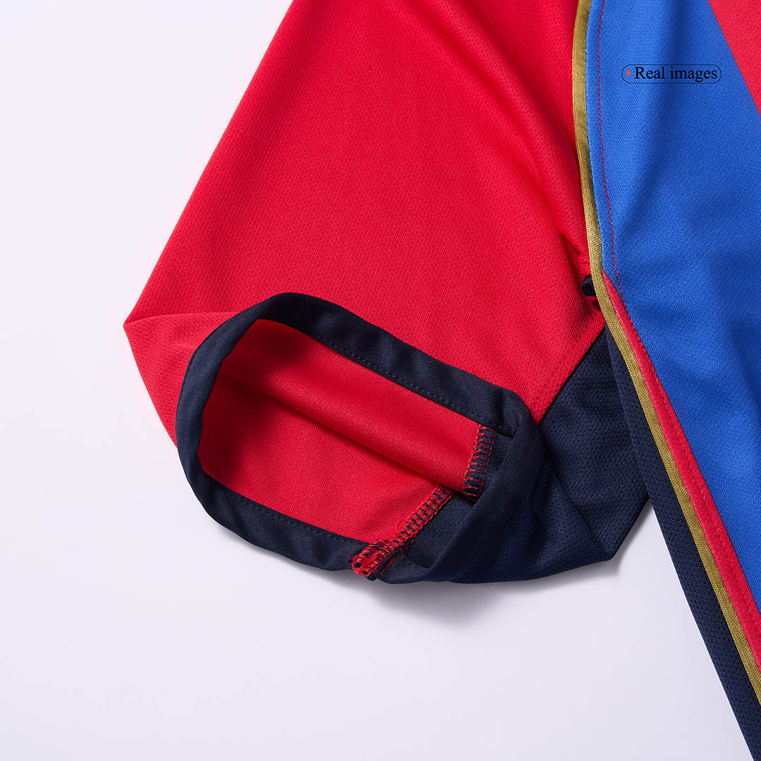 Retro XAVI #6 2001/02 Barcelona Home Soccer Jersey - Soccerdeal