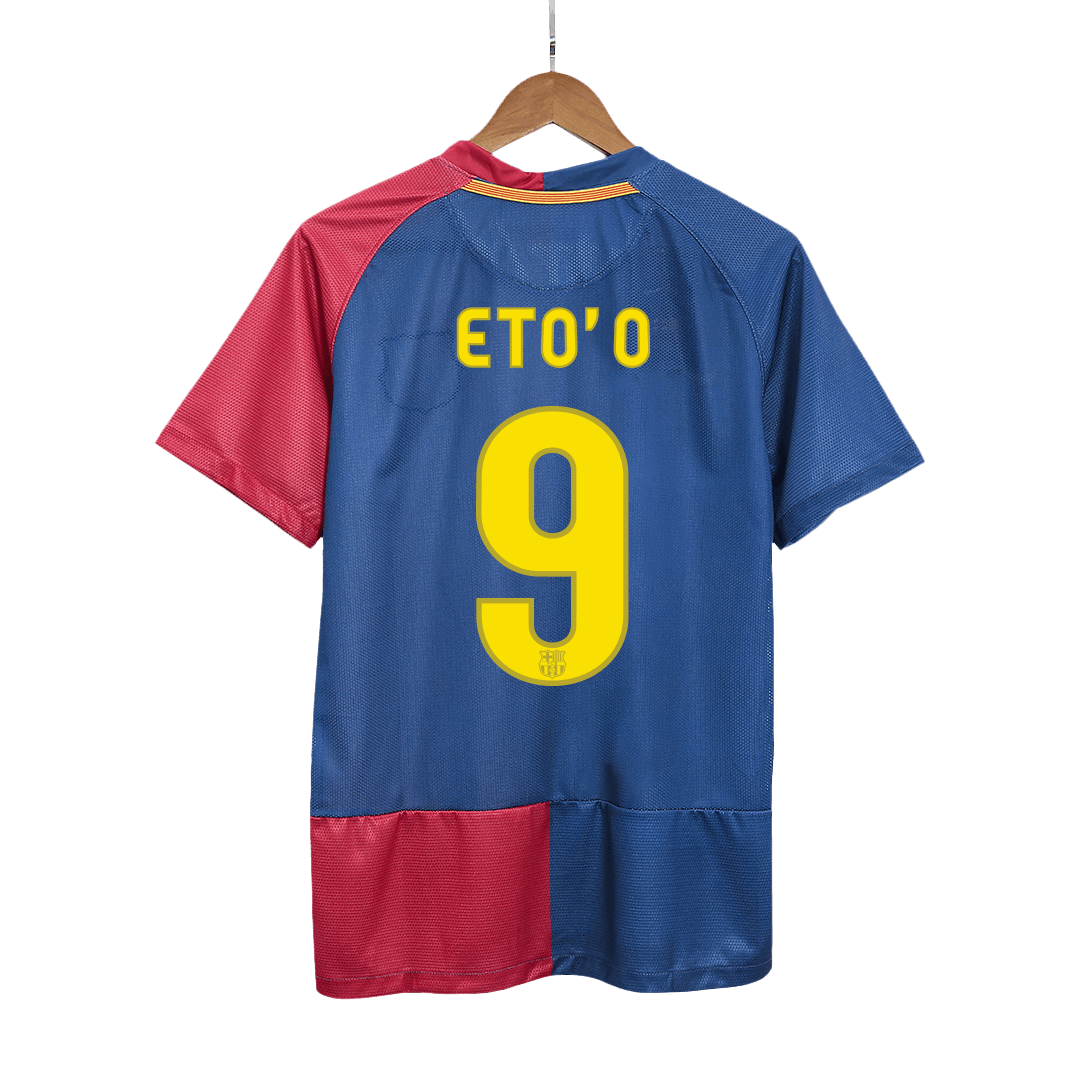 Retro ETO'O #9 2008/09 Barcelona Home Soccer Jersey - Soccerdeal