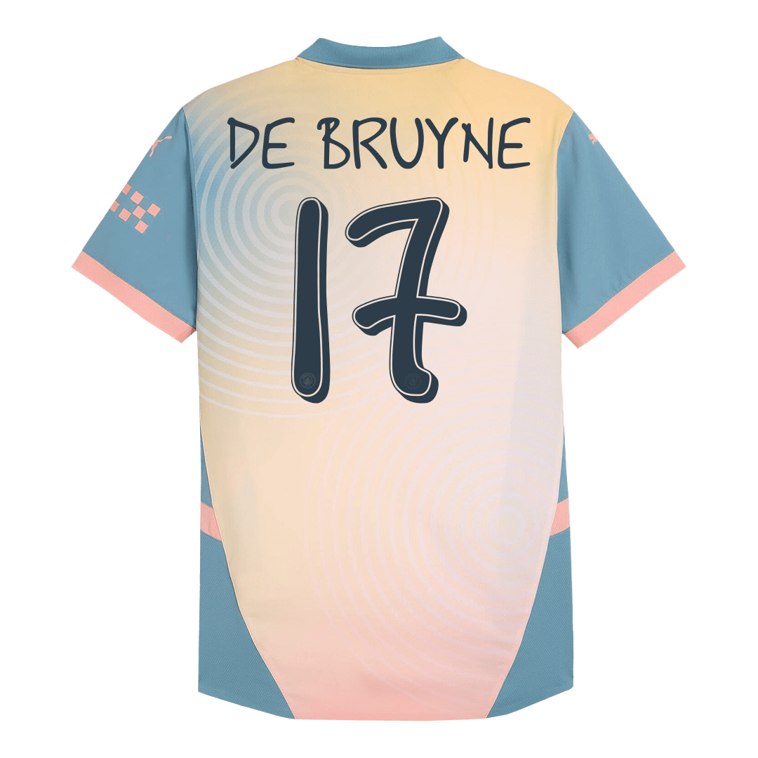 DE BRUYNE #17 Manchester City Fourth Away Soccer Jersey Player Version - Soccerdeal