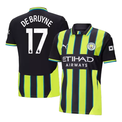 DE BRUYNE #17 Manchester City Away Soccer Jersey 2024/25 - Soccerdeal