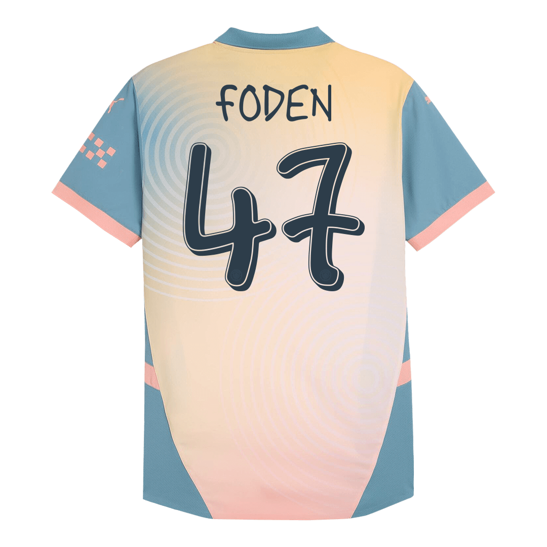FODEN #47 Manchester City Fourth Away Soccer Jersey Player Version - Soccerdeal