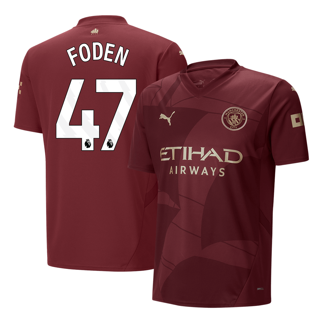 FODEN #47 Manchester City Third Away Soccer Jersey - Soccerdeal