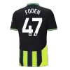 FODEN #47 Manchester City Away Soccer Jersey 2024/25 - Soccerdeal