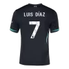 LUIS DÍAZ #7 Liverpool Away Soccer Jersey 2024/25 - Soccerdeal