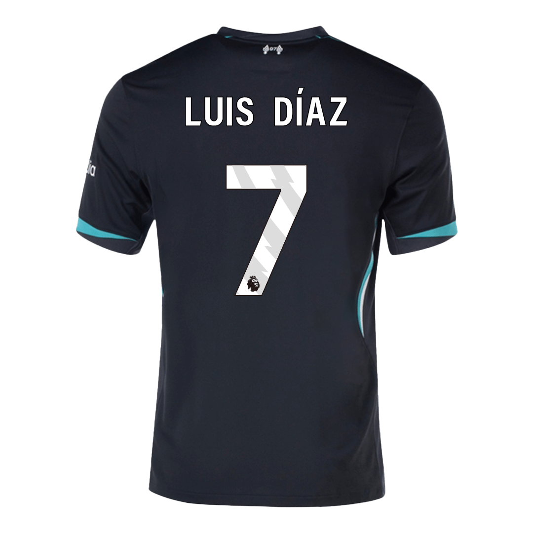 LUIS DÍAZ #7 Liverpool Away Soccer Jersey - Soccerdeal