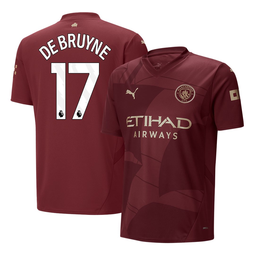 DE BRUYNE #17 Manchester City Third Away Soccer Jersey - Soccerdeal