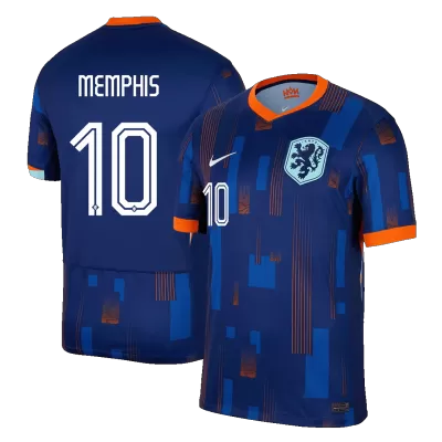 MEMPHIS #10 Netherlands Away Soccer Jersey Euro 2024 - Soccerdeal