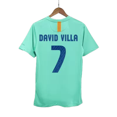 Retro DAVID VILLA #7 2010/11 Barcelona Away Soccer Jersey - Soccerdeal