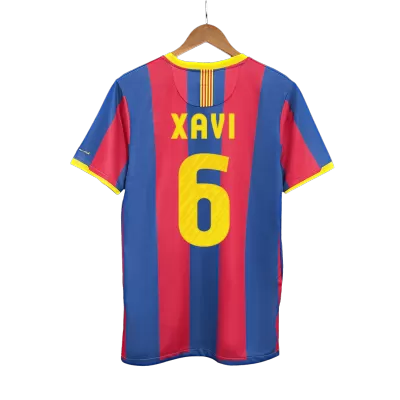 Retro XAVI #6 2010/11 Barcelona Home Soccer Jersey - Soccerdeal