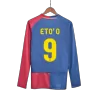 Retro ETO'O #9 2008/09 Barcelona Home Long Sleeve Soccer Jersey- UCL Final - Soccerdeal