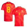 FABIÁN #8 Spain Home Soccer Jersey Euro 2024 - Soccerdeal