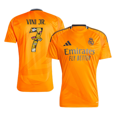 VINI JR. #7 Real Madrid Away Soccer Jersey 2024/25 - Bear Champ Font - Soccerdeal