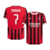 Authentic MORATA #7 AC Milan Home Soccer Jersey 2024/25 - UCL - Soccerdeal