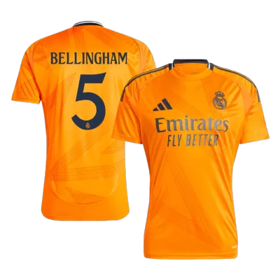 BELLINGHAM #5 Real Madrid Away Soccer Jersey 2024/25 - Soccerdeal